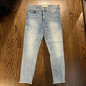 Denim Forum Nico Mid Rise Skinny Crop